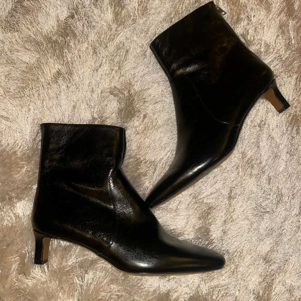 Madewell Dimes Kitten Heel Ankle Boots - Picture 5 of 8